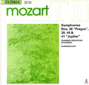 Pochette Symphonies Nos. 38 'Prague', 39, 40 & 41 'Jupiter'