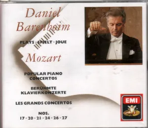 Pochette de Daniel Barenboim Plays Mozart Popular Piano Concertos Berühmte Klavierkonzerte Les Grand Concertos Nos. 17, 20, 21, 24, 26, 27 de English Chamber Orchestra - Wolfgang Amadeus Mozart - Daniel Barenboim