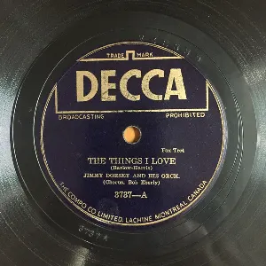 Pochette de The Things I Love / Once and for All de Jimmy Dorsey and His Orchestra