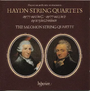 Pochette String Quartets: Op. 77 no. 1 in G / Op. 77 no. 2 in F / Op. 103 in D minor