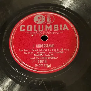 Pochette de I Understand / East Coast Blues de Harry James and His Orchestra