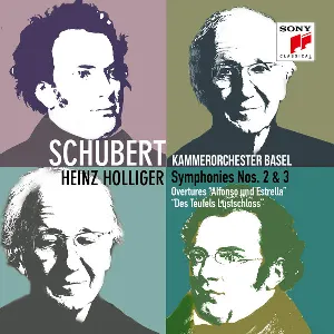 Pochette de Symphonies N° 2 & 3 de Kammerorchester Basel - Heinz Holliger - Franz Schubert