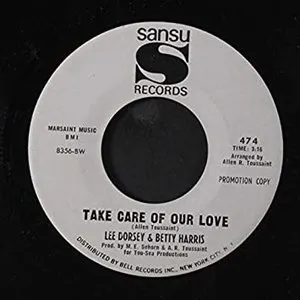 Pochette Love Lots of Lovin' / Take Care of Our Love