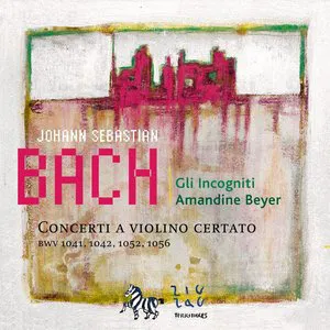 Pochette Concerti a violino certato — BWV 1041, 1042, 1052, 1056