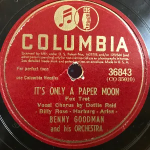 Pochette de It's Only a Paper Moon / I'm Gonna Love That Guy de Benny Goodman and His Orchestra