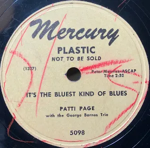 Pochette It’s the Bluest Kind of Blues / You Turned the Tables on Me