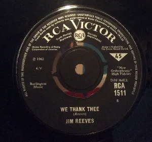 Pochette de We Thank Thee / Across the Bridge de Jim Reeves