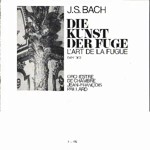 Pochette de Die Kunst der Fuge (L’Art de la fugue) BWV 1080 de Orchestre de chambre Jean‐François Paillard