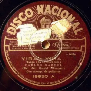 Pochette de Yira... Yira... / Incurable de Carlos Gardel