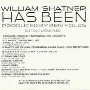 Pochette de Has Been: Interview Sampler de William Shatner