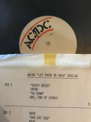 Pochette de Let There Be Rock Radio Special de AC/DC