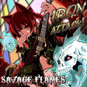 Pochette de SAVAGE FLAMES de IRON ATTACK!