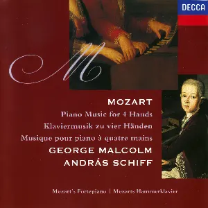 Pochette Mozart: Piano Music for 4 Hands