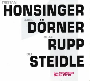 Pochette de live SOWIESO Berlin 2013 de Axel Dörner