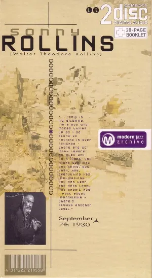 Pochette Sonny Rollins - Modern Jazz Archive