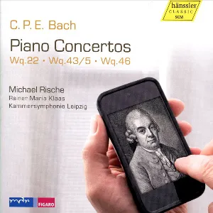 Pochette de Piano Concertos Wq.22 / Wq.43/5 / Wq.46 de Michael Rische - Carl Philipp Emanuel Bach