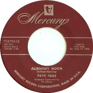 Pochette Allegheny Moon / The Strangest Romance