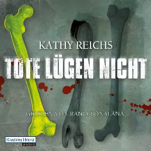 Pochette de Tote lügen nicht de Kathy Reichs