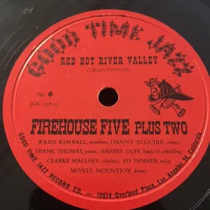 Pochette de Red Hot River Valley / Riverside Blues de Firehouse Five Plus Two