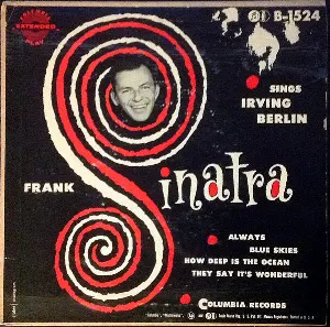 Pochette Frank Sinatra Sings Irving Berlin