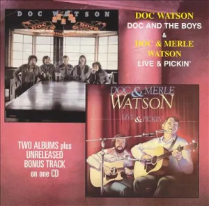 Pochette de Doc and the Boys and Live and Pickin' de Doc Watson