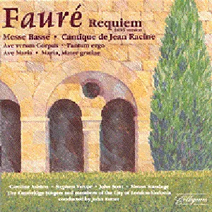 Pochette Requiem & Cantique de Jean Racine - Cambridge Singers City of London Sinfonia John Rutter