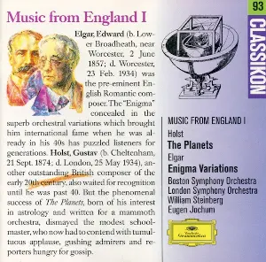 Pochette Holst: The Planets / Elgar: Enigma Variations