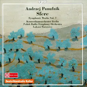 Pochette de Symphonic Works Vol. 7: Sfere de Konzerthausorchester Berlin - Andrzej Panufnik - Łukasz Borowicz - Polska Orkiestra Radiowa