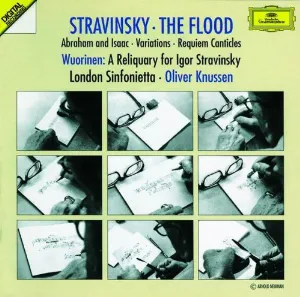 Pochette Stravinsky: The Flood / Abraham and Isaac / Variations / Requiem Canticles / Wuorinen: A Reliquary for Igor Stravinsky