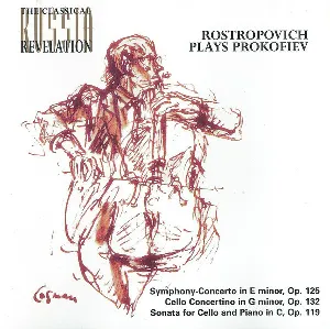 Pochette Rostropovich Plays Prokofiev