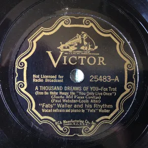 Pochette de A Thousand Dreams of You / Swingin' Them Jingle Bells de Fats Waller and His Rhythm