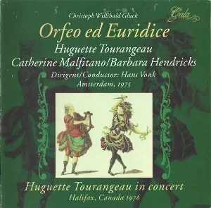 Pochette Orfeo ed Euridice / Huguette Tourangeau in Concert