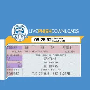 Pochette de 1992-08-25: The Downs, Santa Fe, NM, USA de Phish