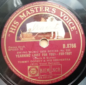 Pochette de Yearning (Just for You) / Comin' Thro' the Rye de Tommy Dorsey and His Orchestra