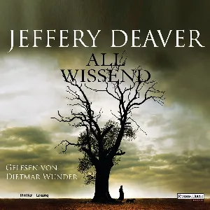 Pochette de Allwissend de Dietmar Wunder - Jeffery Deaver