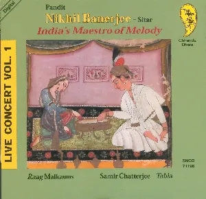 Pochette de India's Maestro Of Melody - Live Concert Vol. 1 de Nikhil Banerjee