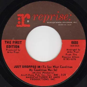 Pochette de Just Dropped in (to See What Condition My Condition Was In) / Shadow in the Corner of Your Mind de Kenny Rogers & The First Edition