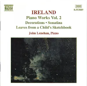 Pochette de Piano Works, Vol. 2 de John Lenehan - John Ireland