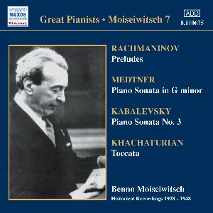 Pochette Great Pianists: Moiseiwitsch 7