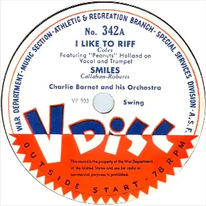 Pochette de I Like to Riff / Smiles / Fish Market de Charlie Barnet and His Orchestra - Gene Krupa and His Orchestra