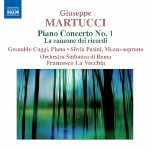 Pochette de Piano Concerto no. 1 / La canzone dei ricordi de Giuseppe Martucci - Orchestra sinfonica di Roma - Francesco La Vecchia