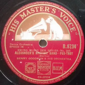 Pochette de Alexander's Ragtime Band / I'm a Ding Dong Daddy de Benny Goodman and His Orchestra