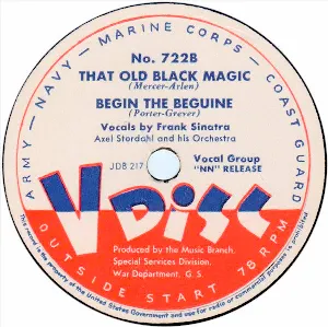 Pochette You Made Me Love You / That Old Black Magic / Begin the Beguine