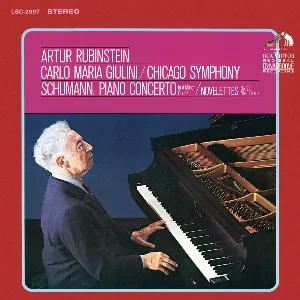 Pochette Piano Concerto in A minor, op. 54 / Novelettes, op. 21, nos. 1 and 2