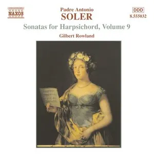Pochette de Sonatas for Harpsichord, Volume 9 de Gilbert Rowland - Padre Antonio Soler