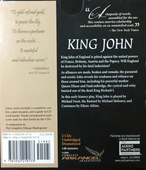 Pochette de King John de William Shakespeare