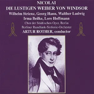Pochette de Die lustigen Weiber von Windsor de Otto Nicolai - Rundfunk‐Sinfonieorchester Berlin - Chor der Deutschen Oper Berlin