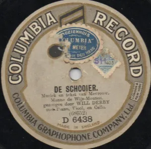 Pochette de De schooier / Gebroken leven de Willy Derby