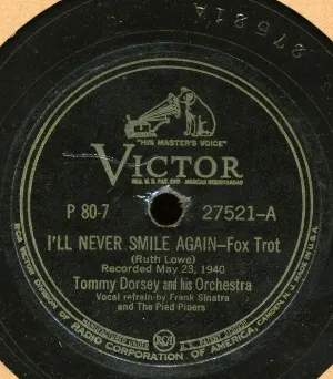 Pochette de I’ll Never Smile Again / Little White Lies de Tommy Dorsey and His Orchestra