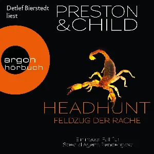 Pochette de Headhunt: Feldzug der Rache de Preston & Child - Detlef Bierstedt